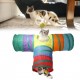 Indoor Cat Tunnel 3 Way Pet Play Tunnel Collapsible Tunnel Tube Kitty Tunnel Peek Hole Toy Pet Toys for Cats Puppies Rabbits, 80cm Length Indoor Cat Tunnel 3 Way Pet Play Tunnel Collapsible Tunnel Tube Kitty Tunnel Peek Hole Toy Pet Toys for Cats Puppies Rabbits, 80cm Length