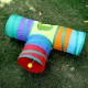 Indoor Cat Tunnel 3 Way Pet Play Tunnel Collapsible Tunnel Tube Kitty Tunnel Peek Hole Toy Pet Toys for Cats Puppies Rabbits, 80cm Length Indoor Cat Tunnel 3 Way Pet Play Tunnel Collapsible Tunnel Tube Kitty Tunnel Peek Hole Toy Pet Toys for Cats Puppies Rabbits, 80cm Length