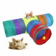 Indoor Cat Tunnel 3 Way Pet Play Tunnel Collapsible Tunnel Tube Kitty Tunnel Peek Hole Toy Pet Toys for Cats Puppies Rabbits, 80cm Length Indoor Cat Tunnel 3 Way Pet Play Tunnel Collapsible Tunnel Tube Kitty Tunnel Peek Hole Toy Pet Toys for Cats Puppies Rabbits, 80cm Length