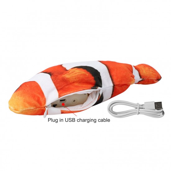 USB Chargeable Wiggle Fish Realistic Flopping Fish Cat Kitten Kitty Toy Funny Interactive Pet Toys USB Chargeable Wiggle Fish Realistic Flopping Fish Cat Kitten Kitty Toy Funny Interactive Pet Toys