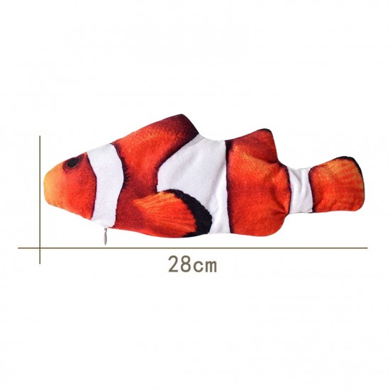 USB Chargeable Wiggle Fish Realistic Flopping Fish Cat Kitten Kitty Toy Funny Interactive Pet Toys USB Chargeable Wiggle Fish Realistic Flopping Fish Cat Kitten Kitty Toy Funny Interactive Pet Toys