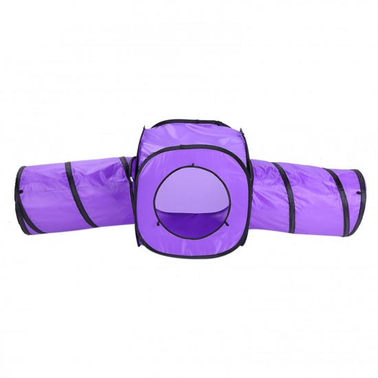 Cat Toy Tunnel and Cubes 3 Way Bundle Collapsible Tube Detachable 3 in 1 Cat Tunnel Run Road Way Tunnel Catnip House for Indoor Cats Kitten Puppy Best Sellers Cat Toy Tunnel and Cubes 3 Way Bundle Collapsible Tube Detachable 3 in 1 Cat Tunnel Run Road Way Tunnel Catnip House for Indoor Cats Kitten Puppy Best Sellers