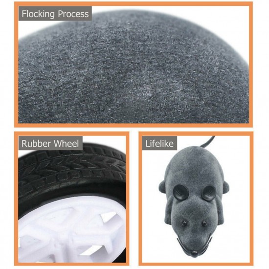 Remote Control Rat Mouse Toys Wirelessly Mice Electric Kittens Toy for Cat Dog Pet Toy Gift Remote Control Rat Mouse Toys Wirelessly Mice Electric Kittens Toy for Cat Dog Pet Toy Gift