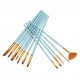 12Pcs Fine Detail Paint Brush Set Double Color Taklon Hair Paintbrushes for Miniature Acrylic Oil Watercolor Painting Beginner Student Artist Drawing Kits 12Pcs Fine Detail Paint Brush Set Double Color Taklon Hair Paintbrushes for Miniature Acrylic Oil Watercolor Painting Beginner Student Artist Drawing Kits