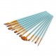 12Pcs Fine Detail Paint Brush Set Double Color Taklon Hair Paintbrushes for Miniature Acrylic Oil Watercolor Painting Beginner Student Artist Drawing Kits 12Pcs Fine Detail Paint Brush Set Double Color Taklon Hair Paintbrushes for Miniature Acrylic Oil Watercolor Painting Beginner Student Artist Drawing Kits