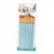 12Pcs Fine Detail Paint Brush Set Double Color Taklon Hair Paintbrushes for Miniature Acrylic Oil Watercolor Painting Beginner Student Artist Drawing Kits 12Pcs Fine Detail Paint Brush Set Double Color Taklon Hair Paintbrushes for Miniature Acrylic Oil Watercolor Painting Beginner Student Artist Drawing Kits