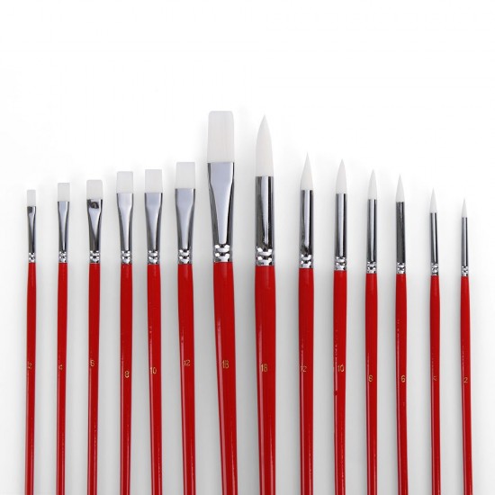 38Pcs Paint Brushes Set PaintBrushes Starter Kit Includes Taklon/ Bristle/ Horse Hair Brushes for Acrylic Oil Watercolor Gouaches Painting Artist Supplies 38Pcs Paint Brushes Set PaintBrushes Starter Kit Includes Taklon/ Bristle/ Horse Hair Brushes for Acrylic Oil Watercolor Gouaches Painting Artist Supplies