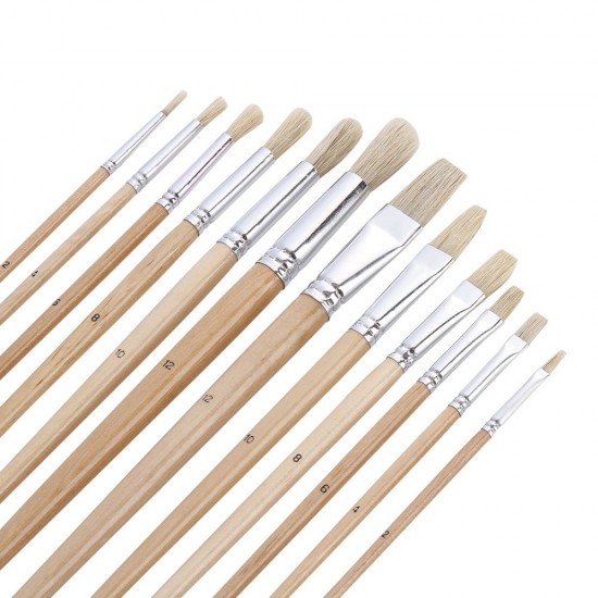 38Pcs Paint Brushes Set PaintBrushes Starter Kit Includes Taklon/ Bristle/ Horse Hair Brushes for Acrylic Oil Watercolor Gouaches Painting Artist Supplies 38Pcs Paint Brushes Set PaintBrushes Starter Kit Includes Taklon/ Bristle/ Horse Hair Brushes for Acrylic Oil Watercolor Gouaches Painting Artist Supplies