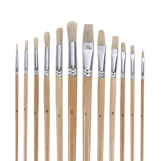 38Pcs Paint Brushes Set PaintBrushes Starter Kit Includes Taklon/ Bristle/ Horse Hair Brushes for Acrylic Oil Watercolor Gouaches Painting Artist Supplies 38Pcs Paint Brushes Set PaintBrushes Starter Kit Includes Taklon/ Bristle/ Horse Hair Brushes for Acrylic Oil Watercolor Gouaches Painting Artist Supplies