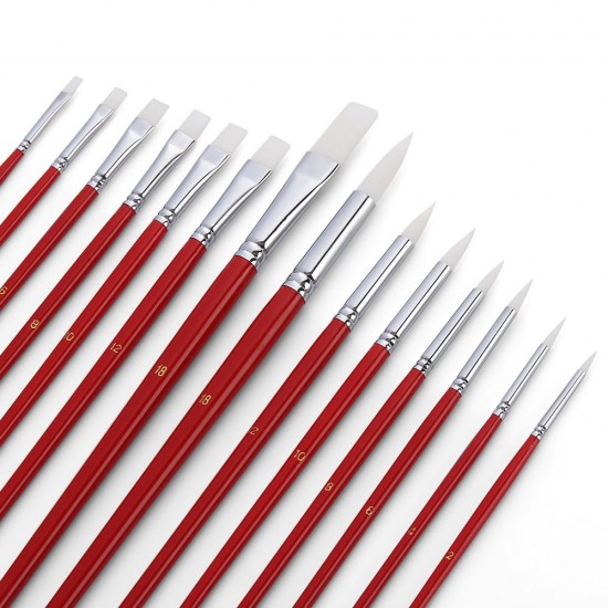 38Pcs Paint Brushes Set PaintBrushes Starter Kit Includes Taklon/ Bristle/ Horse Hair Brushes for Acrylic Oil Watercolor Gouaches Painting Artist Supplies 38Pcs Paint Brushes Set PaintBrushes Starter Kit Includes Taklon/ Bristle/ Horse Hair Brushes for Acrylic Oil Watercolor Gouaches Painting Artist Supplies