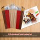 38Pcs Paint Brushes Set PaintBrushes Starter Kit Includes Taklon/ Bristle/ Horse Hair Brushes for Acrylic Oil Watercolor Gouaches Painting Artist Supplies 38Pcs Paint Brushes Set PaintBrushes Starter Kit Includes Taklon/ Bristle/ Horse Hair Brushes for Acrylic Oil Watercolor Gouaches Painting Artist Supplies