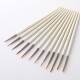 Detail Paint Brush Set Miniature Nylon Hair Paintbrushes for Fine Detailing Acrylic/ Watercolor/ Gouache/ Pigment/ Oil Art Painting, 12Pcs/ Set Detail Paint Brush Set Miniature Nylon Hair Paintbrushes for Fine Detailing Acrylic/ Watercolor/ Gouache/ Pigment/ Oil Art Painting, 12Pcs/ Set