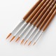 7pcs Draw Paint Brushes Kit Set Artist Paintbrush Nylon Hair Pointed Round Pen Detail Paint Brush for Artist Acrylic Aquarelle Watercolor Gouache Oil Painting for Great Art Drawing Supplies 7pcs Draw Paint Brushes Kit Set Artist Paintbrush Nylon Hair Pointed Round Pen Detail Paint Brush for Artist Acrylic Aquarelle Watercolor Gouache Oil Painting for Great Art Drawing Supplies