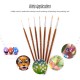 7pcs Draw Paint Brushes Kit Set Artist Paintbrush Nylon Hair Pointed Round Pen Detail Paint Brush for Artist Acrylic Aquarelle Watercolor Gouache Oil Painting for Great Art Drawing Supplies 7pcs Draw Paint Brushes Kit Set Artist Paintbrush Nylon Hair Pointed Round Pen Detail Paint Brush for Artist Acrylic Aquarelle Watercolor Gouache Oil Painting for Great Art Drawing Supplies