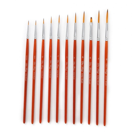 11pcs Draw Paint Brushes Kit Set Artist Paintbrush Nylon Hair Pointed Round Pen Detail Paint Brush for Artist Acrylic Aquarelle Watercolor Gouache Oil Painting for Great Art Drawing Supplies for Students Painter 11pcs Draw Paint Brushes Kit Set Artist Paintbrush Nylon Hair Pointed Round Pen Detail Paint Brush for Artist Acrylic Aquarelle Watercolor Gouache Oil Painting for Great Art Drawing Supplies for Students Painter