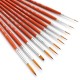 11pcs Draw Paint Brushes Kit Set Artist Paintbrush Nylon Hair Pointed Round Pen Detail Paint Brush for Artist Acrylic Aquarelle Watercolor Gouache Oil Painting for Great Art Drawing Supplies for Students Painter 11pcs Draw Paint Brushes Kit Set Artist Paintbrush Nylon Hair Pointed Round Pen Detail Paint Brush for Artist Acrylic Aquarelle Watercolor Gouache Oil Painting for Great Art Drawing Supplies for Students Painter
