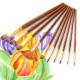 10pcs Paint Brushes Set Kit Artist Paintbrush Multiple Mediums Brushes with Nylon Hair for Artist Acrylic Aquarelle Watercolor Gouache Oil Painting for Great Art Drawing Supplies 10pcs Paint Brushes Set Kit Artist Paintbrush Multiple Mediums Brushes with Nylon Hair for Artist Acrylic Aquarelle Watercolor Gouache Oil Painting for Great Art Drawing Supplies