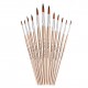 12pcs Paint Brushes Set Kit Round Pointed Tip Brushes with Nylon Hair for Artist Acrylic Aquarelle Gouache Watercolor Oil Painting for Great Art Drawing Supplies 12pcs Paint Brushes Set Kit Round Pointed Tip Brushes with Nylon Hair for Artist Acrylic Aquarelle Gouache Watercolor Oil Painting for Great Art Drawing Supplies
