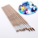 12pcs Paint Brushes Set Kit Round Pointed Tip Brushes with Nylon Hair for Artist Acrylic Aquarelle Gouache Watercolor Oil Painting for Great Art Drawing Supplies 12pcs Paint Brushes Set Kit Round Pointed Tip Brushes with Nylon Hair for Artist Acrylic Aquarelle Gouache Watercolor Oil Painting for Great Art Drawing Supplies