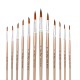 12pcs Paint Brushes Set Kit Round Pointed Tip Brushes with Nylon Hair for Artist Acrylic Aquarelle Gouache Watercolor Oil Painting for Great Art Drawing Supplies 12pcs Paint Brushes Set Kit Round Pointed Tip Brushes with Nylon Hair for Artist Acrylic Aquarelle Gouache Watercolor Oil Painting for Great Art Drawing Supplies