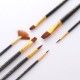7pcs/set Art Paint Brushes Set Round & Flat & Filbert & Fan Tips Professional Drawing Paintbrushes Nylon Hair Wooden Handle for Watercolor Acrylic Oil Gouache Face Body Painting for Artists Adults Students Beginners 7pcs/set Art Paint Brushes Set Round & Flat & Filbert & Fan Tips Professional Drawing Paintbrushes Nylon Hair Wooden Handle for Watercolor Acrylic Oil Gouache Face Body Painting for Artists Adults Students Beginners