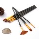 7pcs/set Art Paint Brushes Set Round & Flat & Filbert & Fan Tips Professional Drawing Paintbrushes Nylon Hair Wooden Handle for Watercolor Acrylic Oil Gouache Face Body Painting for Artists Adults Students Beginners 7pcs/set Art Paint Brushes Set Round & Flat & Filbert & Fan Tips Professional Drawing Paintbrushes Nylon Hair Wooden Handle for Watercolor Acrylic Oil Gouache Face Body Painting for Artists Adults Students Beginners