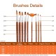 9pcs Professional Paint Brushes Set Multipurpose Paintbrush Nylon Hair Wooden Handle for Acrylic Oil Watercolor Gouache Painting Art Supplies for Artists Adults Children 9pcs Professional Paint Brushes Set Multipurpose Paintbrush Nylon Hair Wooden Handle for Acrylic Oil Watercolor Gouache Painting Art Supplies for Artists Adults Children