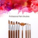 9pcs Professional Paint Brushes Set Multipurpose Paintbrush Nylon Hair Wooden Handle for Acrylic Oil Watercolor Gouache Painting Art Supplies for Artists Adults Children 9pcs Professional Paint Brushes Set Multipurpose Paintbrush Nylon Hair Wooden Handle for Acrylic Oil Watercolor Gouache Painting Art Supplies for Artists Adults Children