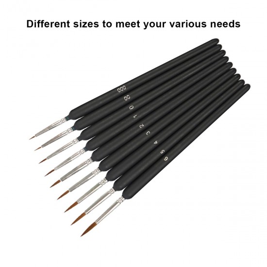 9pc Paint Brush Art Script Liner Paintbrush for Artist Acrylic Aquarelle Gouache Watercolor Oil Painting for Great Art Drawing Supplies 9pc Paint Brush Art Script Liner Paintbrush for Artist Acrylic Aquarelle Gouache Watercolor Oil Painting for Great Art Drawing Supplies