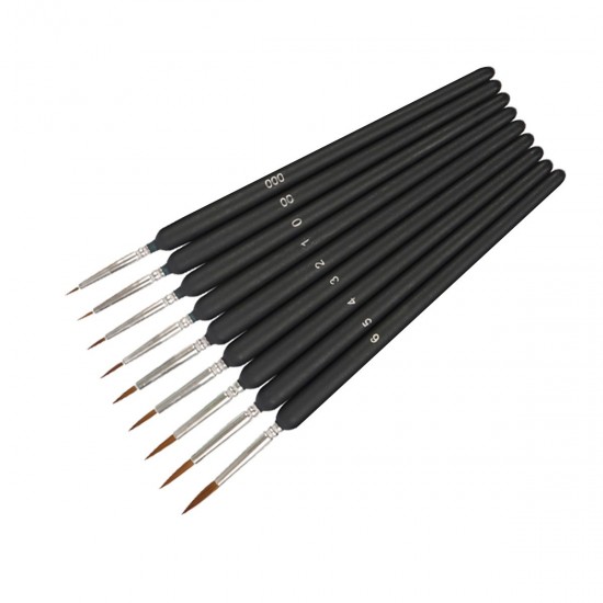 9pc Paint Brush Art Script Liner Paintbrush for Artist Acrylic Aquarelle Gouache Watercolor Oil Painting for Great Art Drawing Supplies 9pc Paint Brush Art Script Liner Paintbrush for Artist Acrylic Aquarelle Gouache Watercolor Oil Painting for Great Art Drawing Supplies