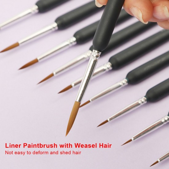 9pc Paint Brush Art Script Liner Paintbrush for Artist Acrylic Aquarelle Gouache Watercolor Oil Painting for Great Art Drawing Supplies 9pc Paint Brush Art Script Liner Paintbrush for Artist Acrylic Aquarelle Gouache Watercolor Oil Painting for Great Art Drawing Supplies