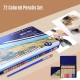 72 Colored Pencils Set Water-soluble Watercolor Pencils 3.3mm Thick Core Blendable Pencils with Brush Metal Storage Case Art Supplies for Students Children Artists Adults Drawing Sketching Writing Coloring Books 72 Colored Pencils Set Water-soluble Watercolor Pencils 3.3mm Thick Core Blendable Pencils with Brush Metal Storage Case Art Supplies for Students Children Artists Adults Drawing Sketching Writing Coloring Books