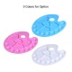 Plastic Palette Large Paint Tray with Thumb Hole for Holding and Mixing Colors for Watercolor Acrylic Oil Craft DIY Art Painting Plastic Palette Large Paint Tray with Thumb Hole for Holding and Mixing Colors for Watercolor Acrylic Oil Craft DIY Art Painting