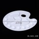 Plastic Palette Large Paint Tray with Thumb Hole for Holding and Mixing Colors for Watercolor Acrylic Oil Craft DIY Art Painting Plastic Palette Large Paint Tray with Thumb Hole for Holding and Mixing Colors for Watercolor Acrylic Oil Craft DIY Art Painting