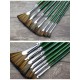 7pcs Paint Brushes Set Fan Brush Nylon Hair Long Wooden Handle Paintbrush for Acrylic Oil Watercolor Gouache Painting Art Supplies 7pcs Paint Brushes Set Fan Brush Nylon Hair Long Wooden Handle Paintbrush for Acrylic Oil Watercolor Gouache Painting Art Supplies
