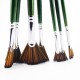 7pcs Paint Brushes Set Fan Brush Nylon Hair Long Wooden Handle Paintbrush for Acrylic Oil Watercolor Gouache Painting Art Supplies 7pcs Paint Brushes Set Fan Brush Nylon Hair Long Wooden Handle Paintbrush for Acrylic Oil Watercolor Gouache Painting Art Supplies