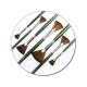7pcs Paint Brushes Set Fan Brush Nylon Hair Long Wooden Handle Paintbrush for Acrylic Oil Watercolor Gouache Painting Art Supplies 7pcs Paint Brushes Set Fan Brush Nylon Hair Long Wooden Handle Paintbrush for Acrylic Oil Watercolor Gouache Painting Art Supplies