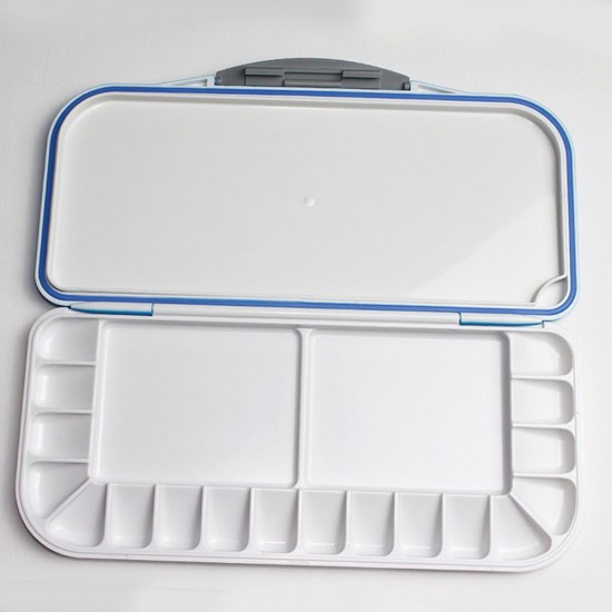 Portable Watercolor Paint Palette Box Folding Paint Tray for Student Beginner Artist Watercolor Acrylic Oil Art Painting, Random Color Portable Watercolor Paint Palette Box Folding Paint Tray for Student Beginner Artist Watercolor Acrylic Oil Art Painting, Random Color