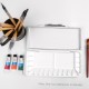 Portable Watercolor Paint Palette Box Folding Paint Tray for Student Beginner Artist Watercolor Acrylic Oil Art Painting, Random Color Portable Watercolor Paint Palette Box Folding Paint Tray for Student Beginner Artist Watercolor Acrylic Oil Art Painting, Random Color