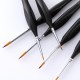 Detail Paint Brushes Set 6pcs Professional Miniature Fine Artist Painting Brushes Nylon Hair Ergonomic Wooden Handle Art Paintbrush for Acrylic Oil Watercolor Nail Face Craft Rock Model Painting Detail Paint Brushes Set 6pcs Professional Miniature Fine Artist Painting Brushes Nylon Hair Ergonomic Wooden Handle Art Paintbrush for Acrylic Oil Watercolor Nail Face Craft Rock Model Painting