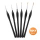 Detail Paint Brushes Set 6pcs Professional Miniature Fine Artist Painting Brushes Nylon Hair Ergonomic Wooden Handle Art Paintbrush for Acrylic Oil Watercolor Nail Face Craft Rock Model Painting Detail Paint Brushes Set 6pcs Professional Miniature Fine Artist Painting Brushes Nylon Hair Ergonomic Wooden Handle Art Paintbrush for Acrylic Oil Watercolor Nail Face Craft Rock Model Painting