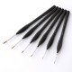 Detail Paint Brushes Set 6pcs Professional Miniature Fine Artist Painting Brushes Nylon Hair Ergonomic Wooden Handle Art Paintbrush for Acrylic Oil Watercolor Nail Face Craft Rock Model Painting Detail Paint Brushes Set 6pcs Professional Miniature Fine Artist Painting Brushes Nylon Hair Ergonomic Wooden Handle Art Paintbrush for Acrylic Oil Watercolor Nail Face Craft Rock Model Painting