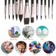 12pcs Professional Paint Brushes Nylon Hair Delicate Wooden Handle Paintbrush Painting Brushes Kit Gift for Artists Children Adults for Acrylic Oil Watercolor Gouache Body Face Miniature Detail Painting Arts Crafts Supplies 12pcs Professional Paint Brushes Nylon Hair Delicate Wooden Handle Paintbrush Painting Brushes Kit Gift for Artists Children Adults for Acrylic Oil Watercolor Gouache Body Face Miniature Detail Painting Arts Crafts Supplies