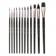 12pcs Professional Paint Brushes Nylon Hair Delicate Wooden Handle Paintbrush Painting Brushes Kit Gift for Artists Children Adults for Acrylic Oil Watercolor Gouache Body Face Miniature Detail Painting Arts Crafts Supplies 12pcs Professional Paint Brushes Nylon Hair Delicate Wooden Handle Paintbrush Painting Brushes Kit Gift for Artists Children Adults for Acrylic Oil Watercolor Gouache Body Face Miniature Detail Painting Arts Crafts Supplies