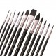 12pcs Professional Paint Brushes Nylon Hair Delicate Wooden Handle Paintbrush Painting Brushes Kit Gift for Artists Children Adults for Acrylic Oil Watercolor Gouache Body Face Miniature Detail Painting Arts Crafts Supplies 12pcs Professional Paint Brushes Nylon Hair Delicate Wooden Handle Paintbrush Painting Brushes Kit Gift for Artists Children Adults for Acrylic Oil Watercolor Gouache Body Face Miniature Detail Painting Arts Crafts Supplies