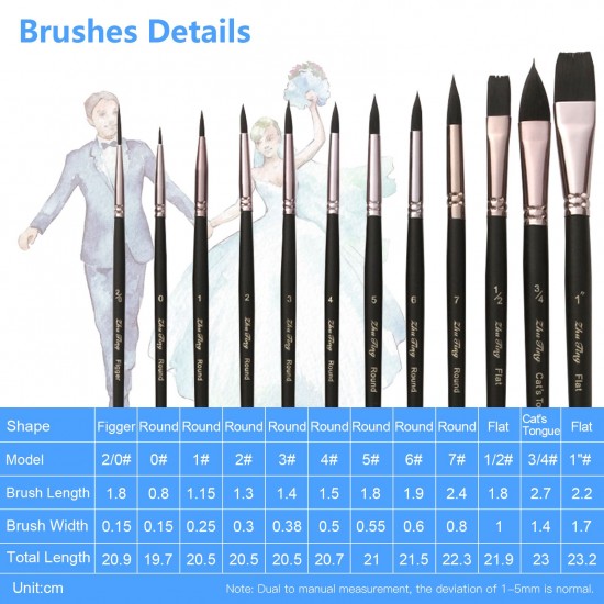 12pcs Professional Paint Brushes Nylon Hair Delicate Wooden Handle Paintbrush Painting Brushes Kit Gift for Artists Children Adults for Acrylic Oil Watercolor Gouache Body Face Miniature Detail Painting Arts Crafts Supplies 12pcs Professional Paint Brushes Nylon Hair Delicate Wooden Handle Paintbrush Painting Brushes Kit Gift for Artists Children Adults for Acrylic Oil Watercolor Gouache Body Face Miniature Detail Painting Arts Crafts Supplies