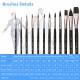 12pcs Professional Paint Brushes Nylon Hair Delicate Wooden Handle Paintbrush Painting Brushes Kit Gift for Artists Children Adults for Acrylic Oil Watercolor Gouache Body Face Miniature Detail Painting Arts Crafts Supplies 12pcs Professional Paint Brushes Nylon Hair Delicate Wooden Handle Paintbrush Painting Brushes Kit Gift for Artists Children Adults for Acrylic Oil Watercolor Gouache Body Face Miniature Detail Painting Arts Crafts Supplies