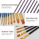 10pcs Paint Brushes Set Kit Artist Paintbrush Multiple Mediums Brushes with Nylon Hair for Artist Acrylic Aquarelle Watercolor Gouache Oil Painting for Great Art Drawing Supplies 10pcs Paint Brushes Set Kit Artist Paintbrush Multiple Mediums Brushes with Nylon Hair for Artist Acrylic Aquarelle Watercolor Gouache Oil Painting for Great Art Drawing Supplies