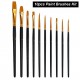 10pcs Paint Brushes Set Kit Artist Paintbrush Multiple Mediums Brushes with Nylon Hair for Artist Acrylic Aquarelle Watercolor Gouache Oil Painting for Great Art Drawing Supplies 10pcs Paint Brushes Set Kit Artist Paintbrush Multiple Mediums Brushes with Nylon Hair for Artist Acrylic Aquarelle Watercolor Gouache Oil Painting for Great Art Drawing Supplies