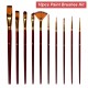 10pcs Paint Brushes Set Kit Artist Paintbrush Multiple Mediums Brushes with Nylon Hair for Artist Acrylic Aquarelle Watercolor Gouache Oil Painting for Great Art Drawing Supplies 10pcs Paint Brushes Set Kit Artist Paintbrush Multiple Mediums Brushes with Nylon Hair for Artist Acrylic Aquarelle Watercolor Gouache Oil Painting for Great Art Drawing Supplies